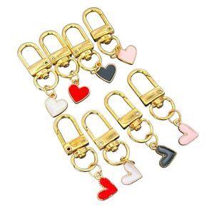 8 Kids Heart Charm Keychain Set – Backpack & Bag Clips Valentine’s Day NEW